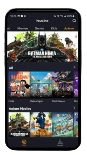 YOUCINE APK CARTOONS MOVIES